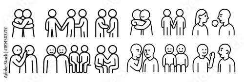 Minimalist Family Icons