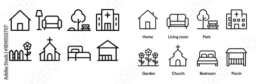 Comforting Places Icons