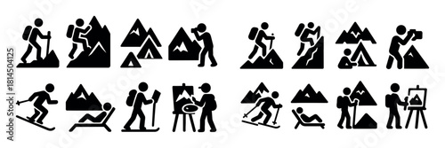 Mountain Activity Icons