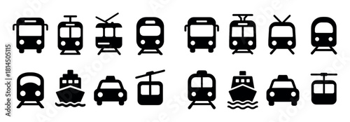 Transport Icons Grid