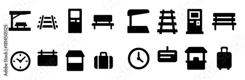Railway Station Icons