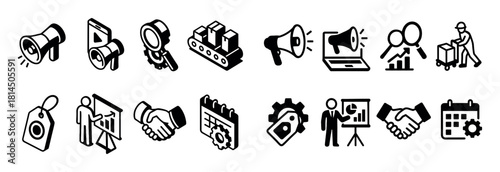 Industrial Marketing Icons
