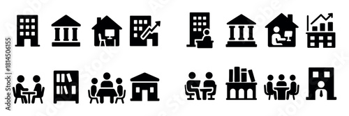 Financial Icons Grid