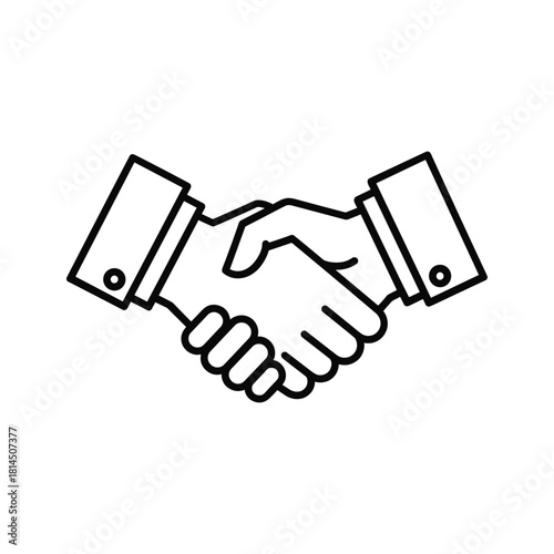 Outline Ticket Icon with Star and Perforated Edge