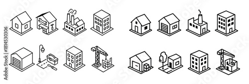 Isometric Construction Icons