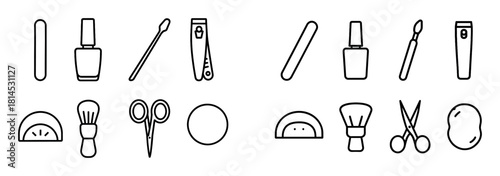 Minimalist Manicure Icons