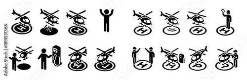 Helipad Activity Icons