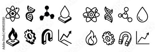 Scientific Symbols Grid