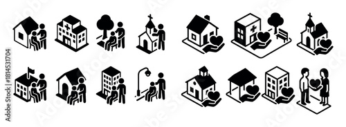 Caring Icons Grid