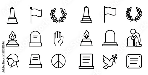 War Memorial Icons