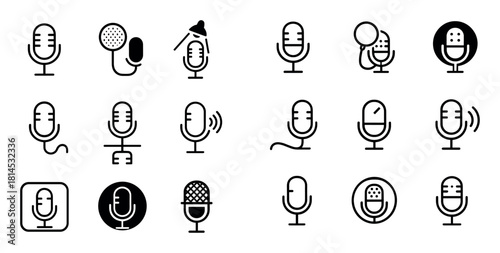 Recording Studio Icons