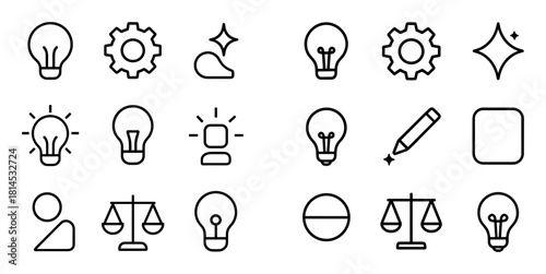 Minimal Lifehack Icons