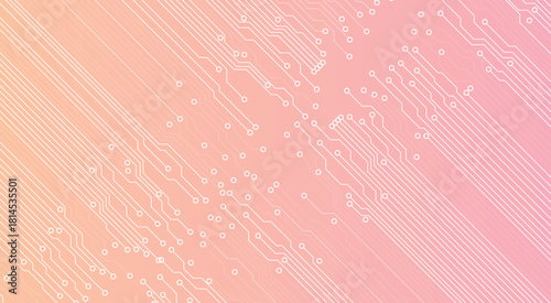 Abstract background with High-tech technology texture circuit board texture. Electronic motherboard illustration. Vector illustration.