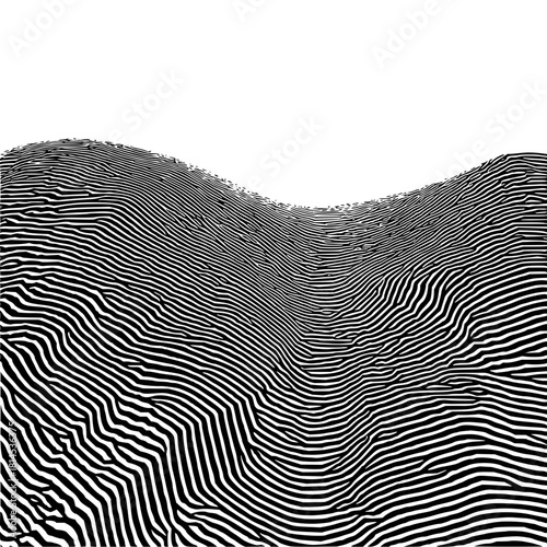Hypnotic waves a mesmerizing optical illusion that will bend your mind and captivate your senses instantly