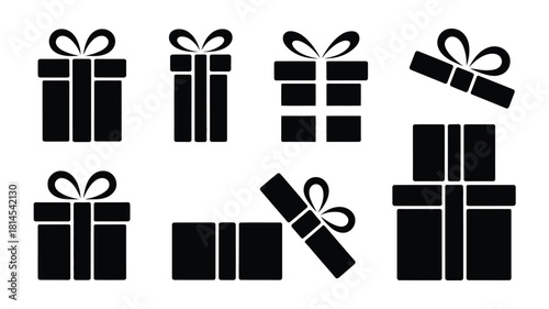 Christmas Gift Silhouette Bundle