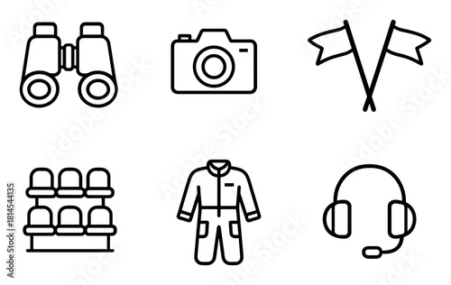 Minimalist Airshow Icons