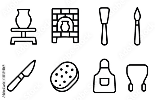 Pottery Tools Icons