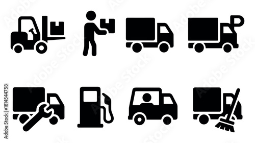 Truck Activity Icons