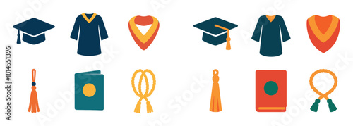 Graduation Icon Set