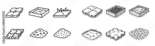 Playground Surfaces Icons