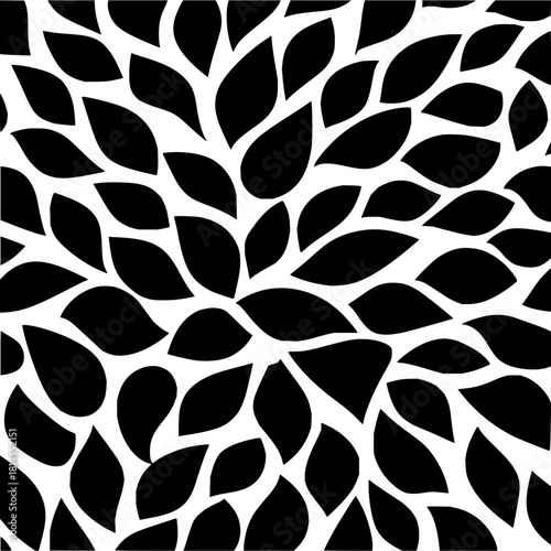 Dive into the depths of nature's elegance with this mesmerizing leaf pattern, a visual treat for the senses!