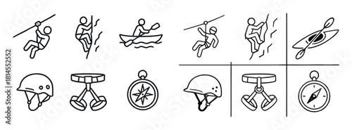 Adventure Holiday Icons
