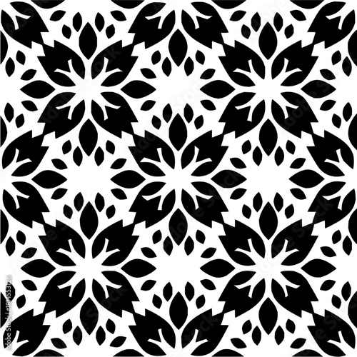 Unlock your inner artist with this mesmerizing monochrome floral pattern that will inspire creativity