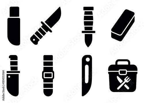 Tactical Knife Icons