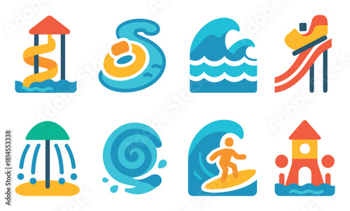 Water Attraction Icons