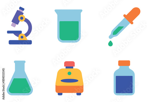 Science Icons Grid