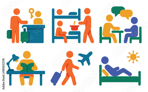 Hostel Activity Icons