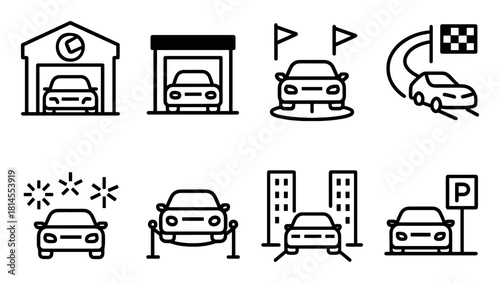 Car Tuning Icons