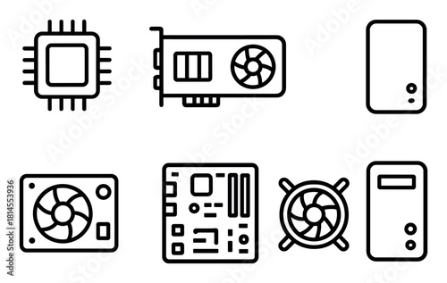 Minimalist Computer Icons