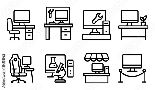 Computer Upgrade Icons