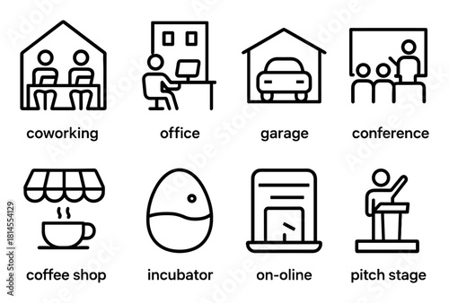 Startup Icons Grid