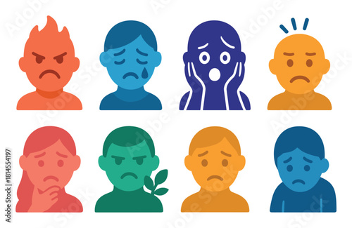Negative Emotion Icons