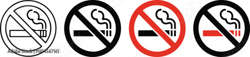 No smoking sign collection