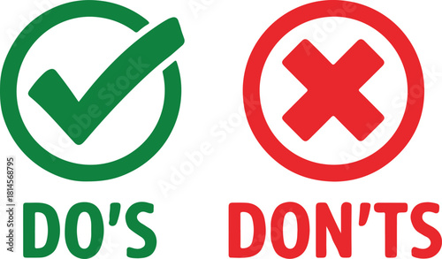 Do and don't symbols