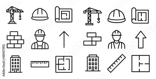 Minimalist Construction Icons