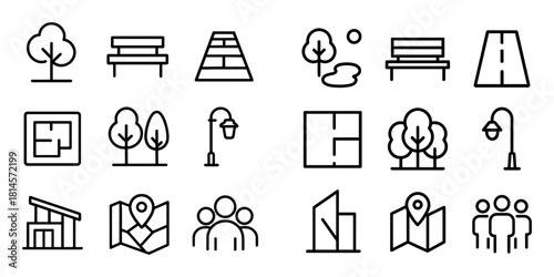 Minimalist Construction Icons
