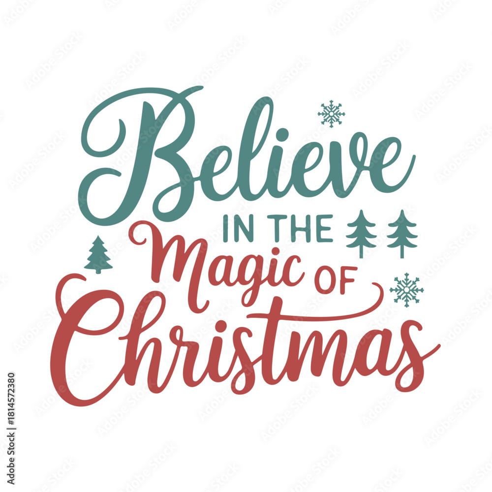Fototapeta premium Boho Christmas Santa Shirt Design