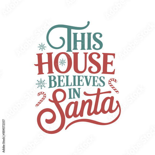 Boho Christmas Santa Shirt Design