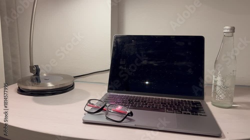 laptop in the office