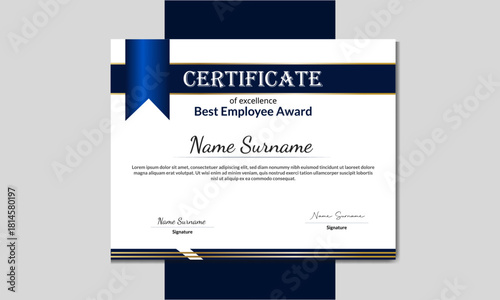 Certificate Design | Clean Corporate Template