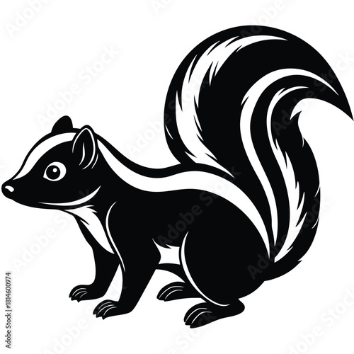 skunk vector icon