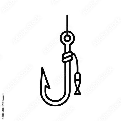 Simple black and white line icon of a blowing whistle with sound wave graphic, isolated on