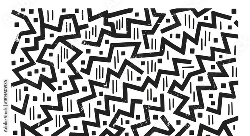 Bold geometric pattern design with a retro vibe for your next creative project or modern background theme