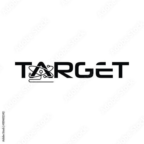 Free Download Achieve Your Target Goals with Innovative Solutions Represented in This Striking Logo Design for Modern Business and Technology Ventures - GFXLoad