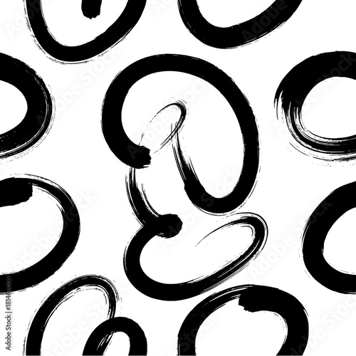 Bold brushstrokes create a modern, seamless pattern perfect for backgrounds or textile designs easily