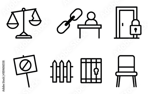 Minimalist Justice Icons
